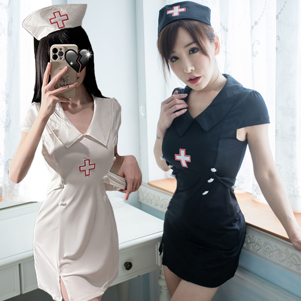 護士服 M／L短袖洋裝護士制服～A734...
